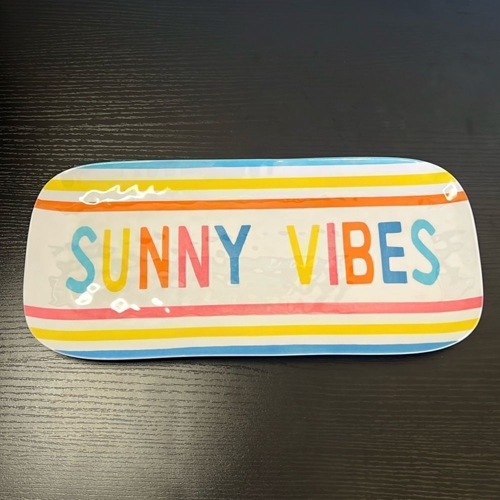 Sunny Vibes Multi-Color Treat Tray